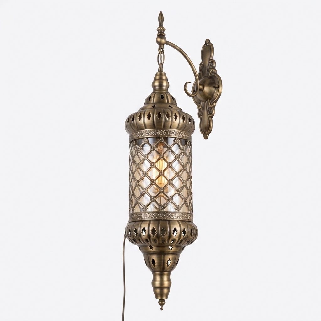 Antique Brass Pendant Light