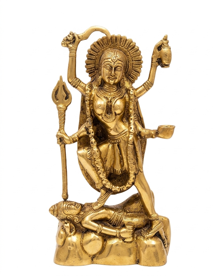 Brass Durga Devi Statue