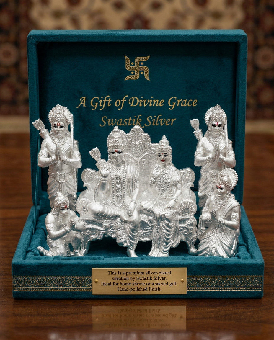 Silver Lord Rama Idol view 4