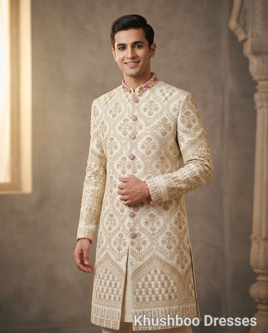 Embroidered Designer Sherwani