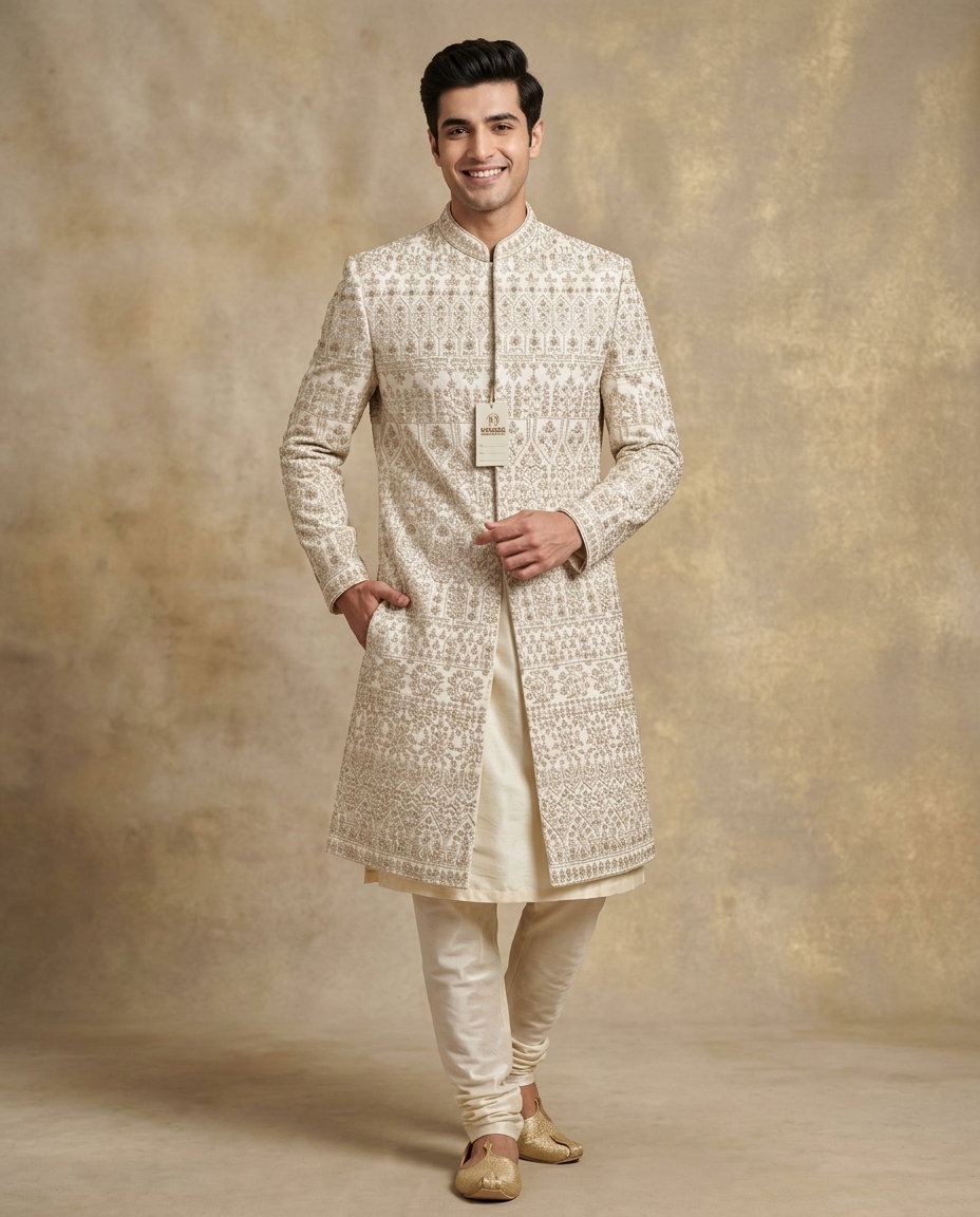 Designer Embroidered Sherwani