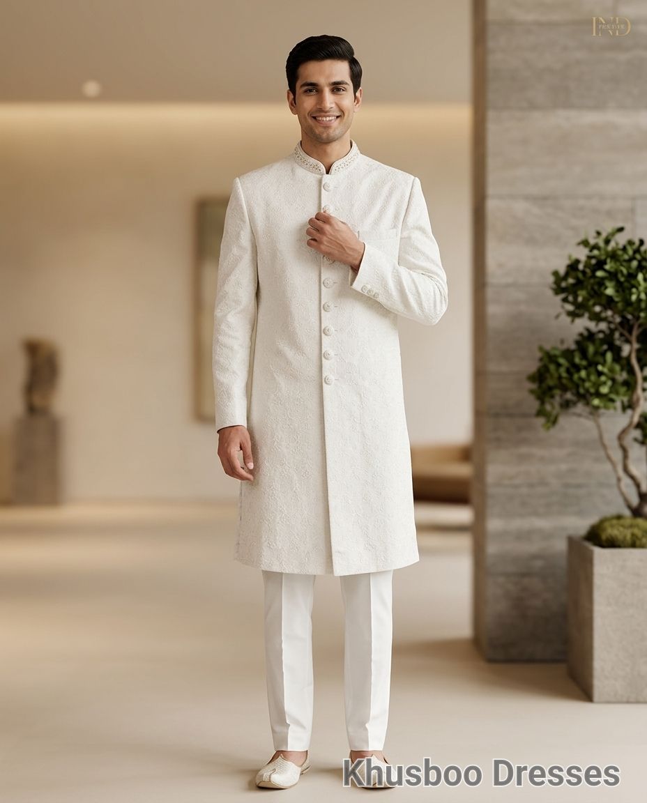 Designer Embroidered Sherwani