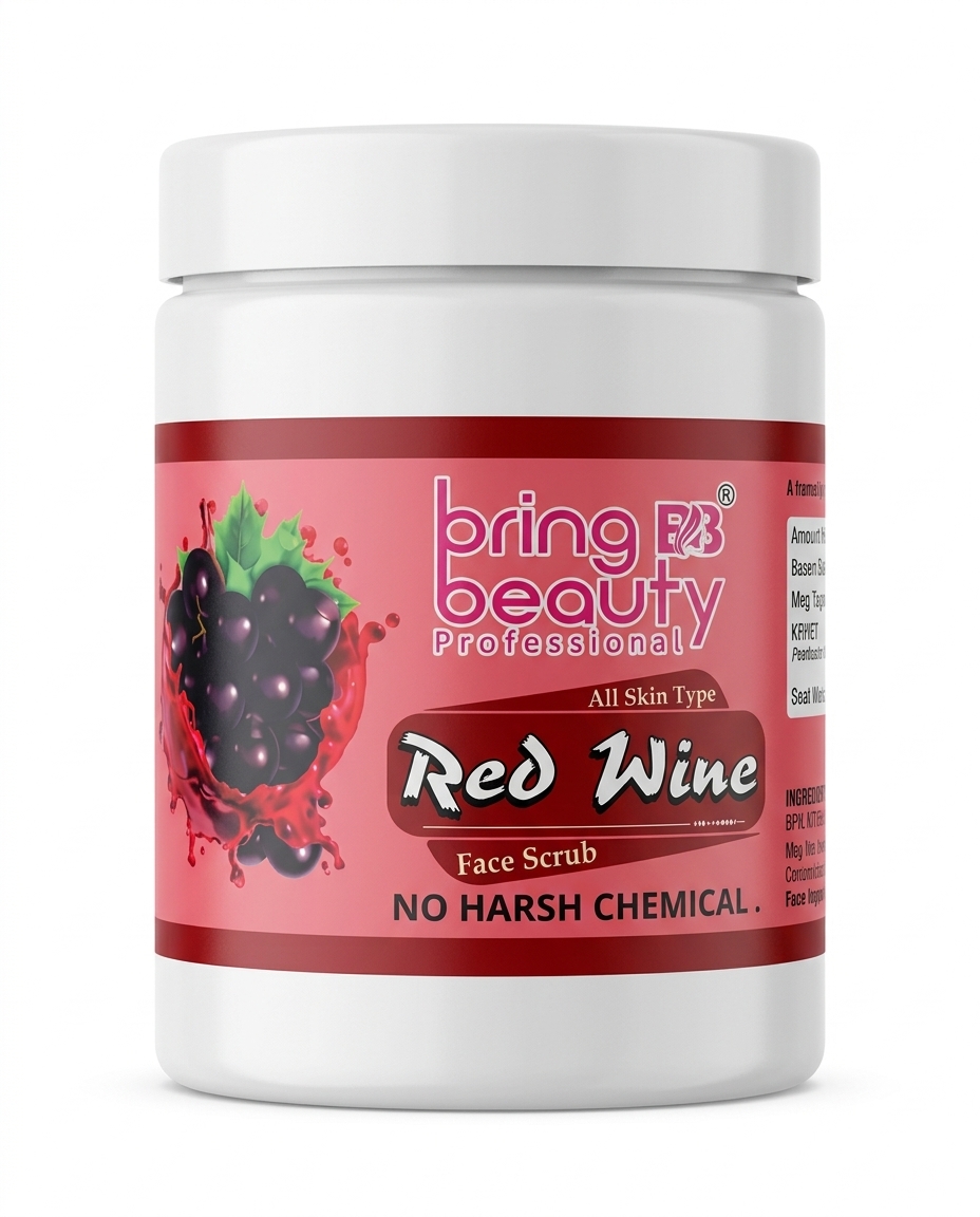 Bring Beauty Red Wine Face Scrub