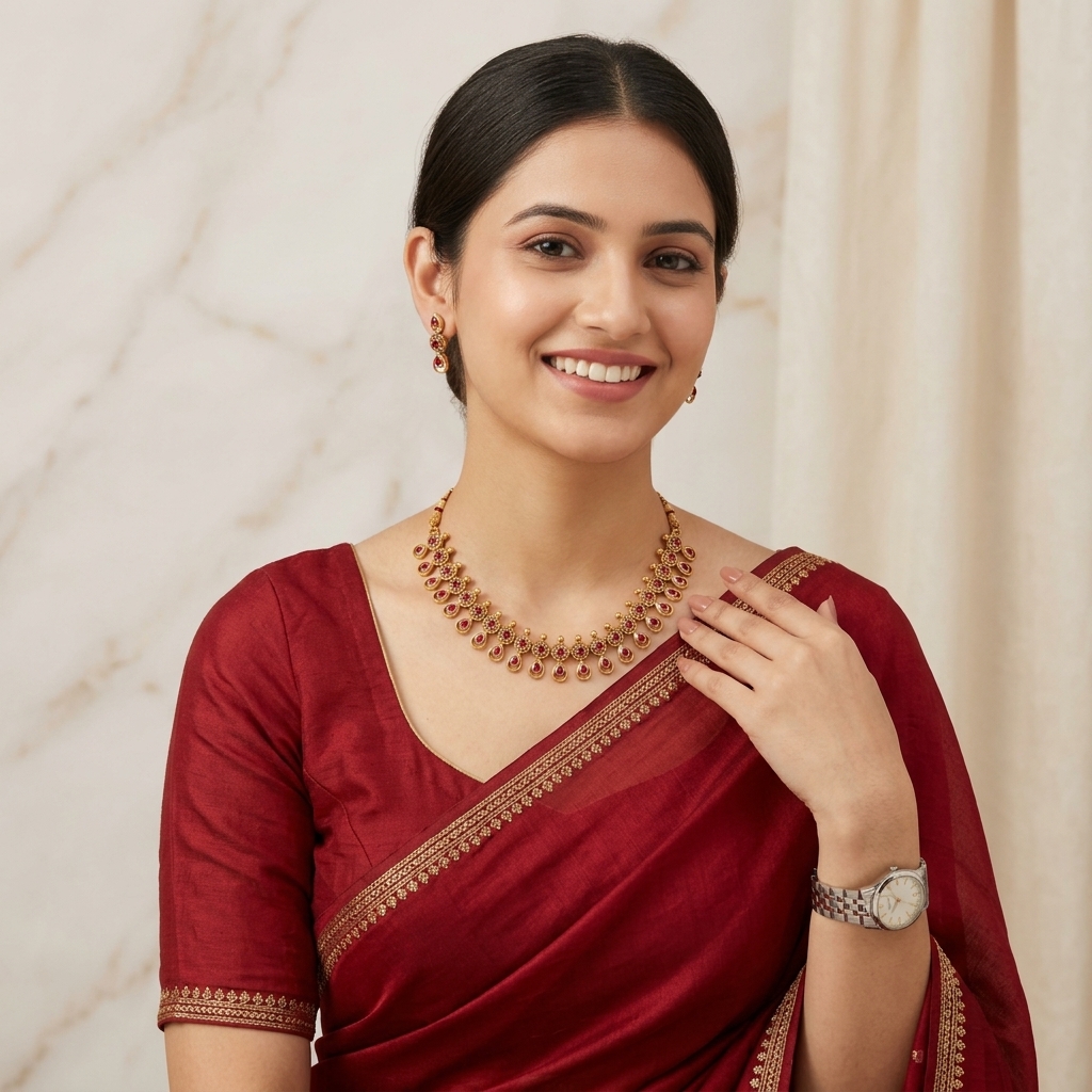 Gold-Plated Necklace Set