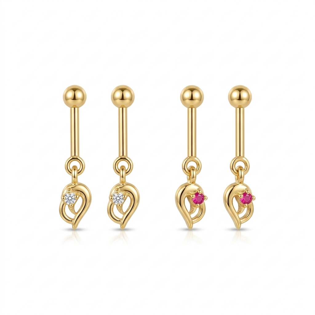 Designer Gold Earrings