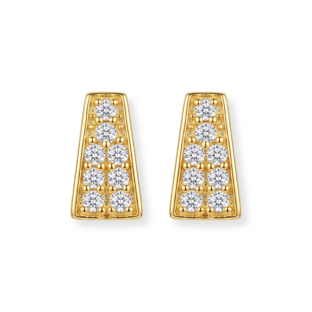 Gold Plated Ear Studs