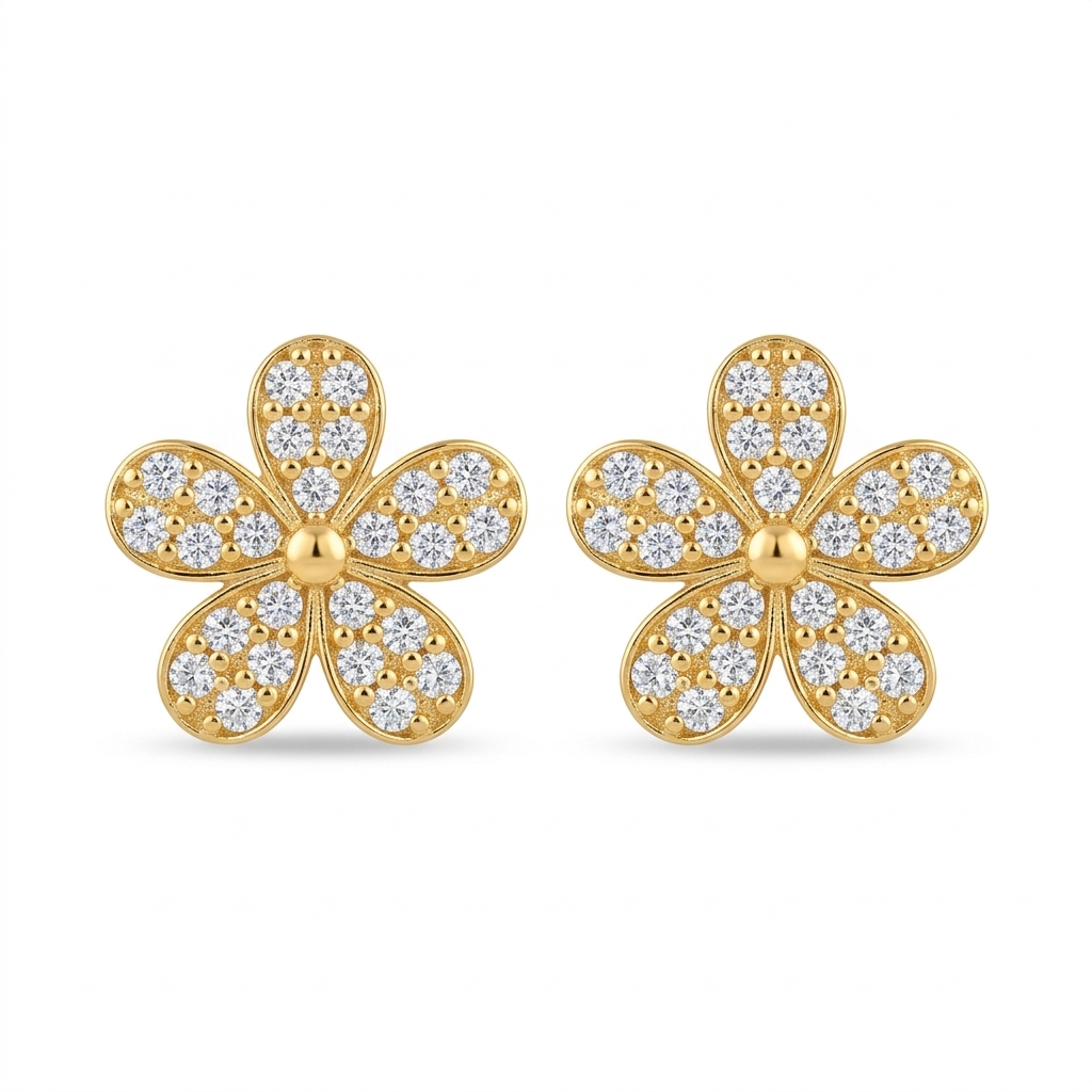 Flower Stud Earrings