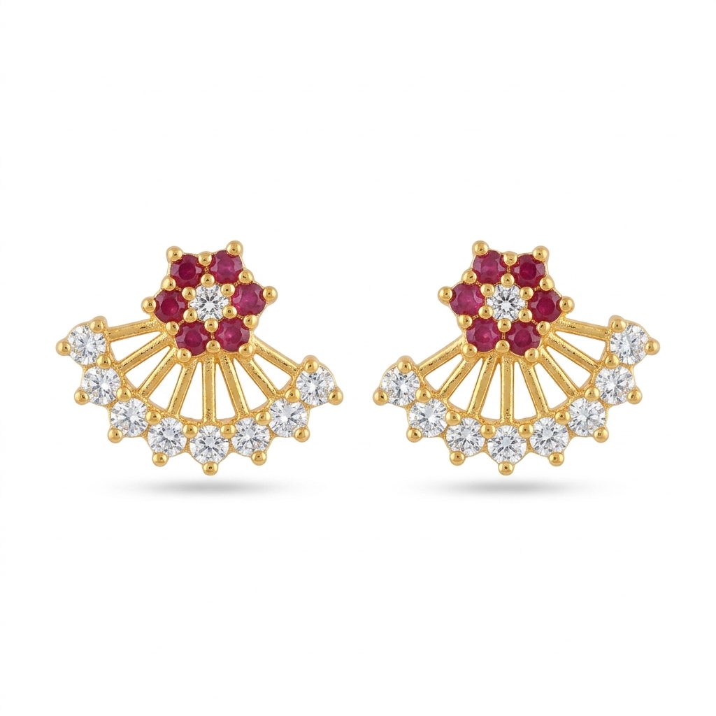 Designer Gold Earrings