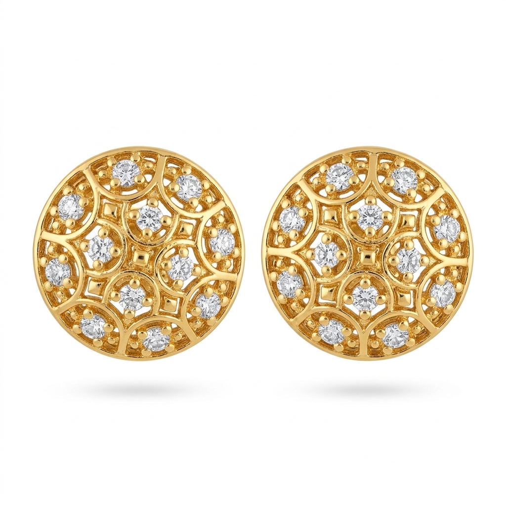 Designer Gold Earrings