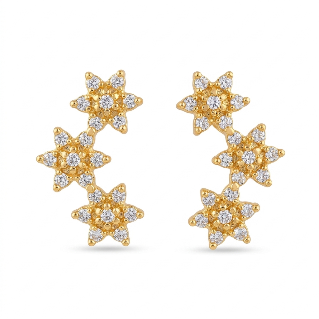 Designer Gold Earrings
