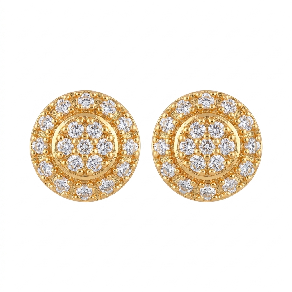 Gold Stud Earrings