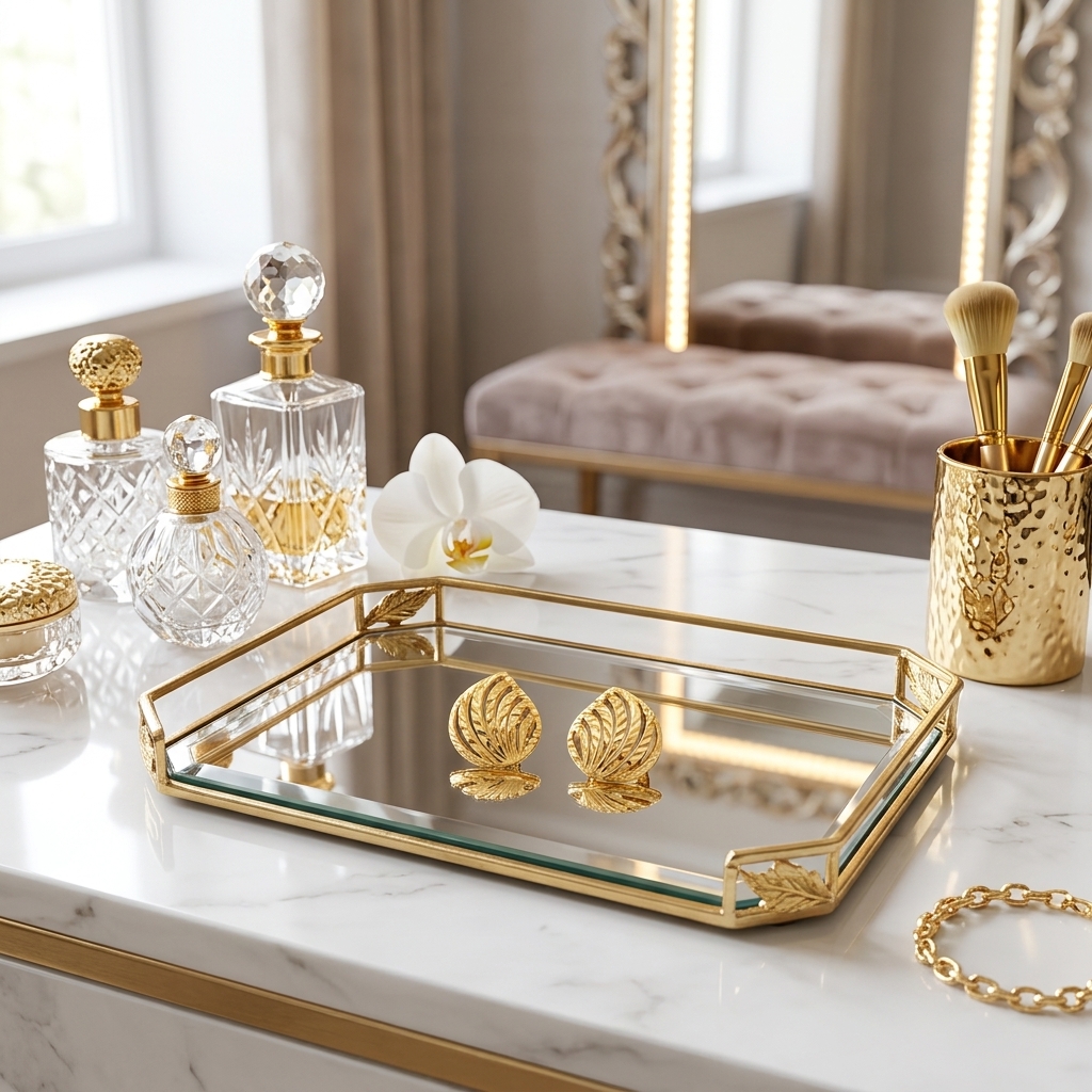 Stylish Gold Earrings