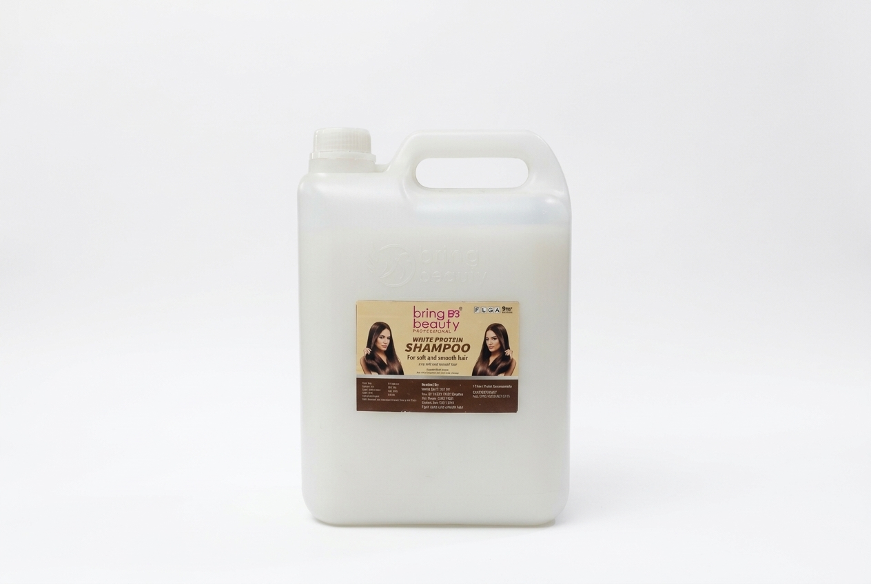 Bring Beauty White Protein Shampoo Can
