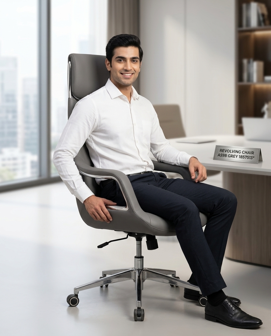 Revolving Chair A598 Grey