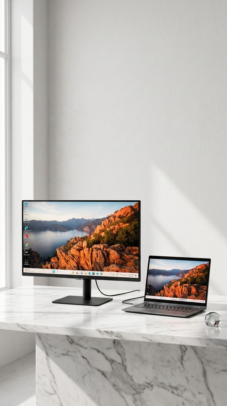 Samsung Monitor 27inch Quad HD LED IPS Pennal view 3
