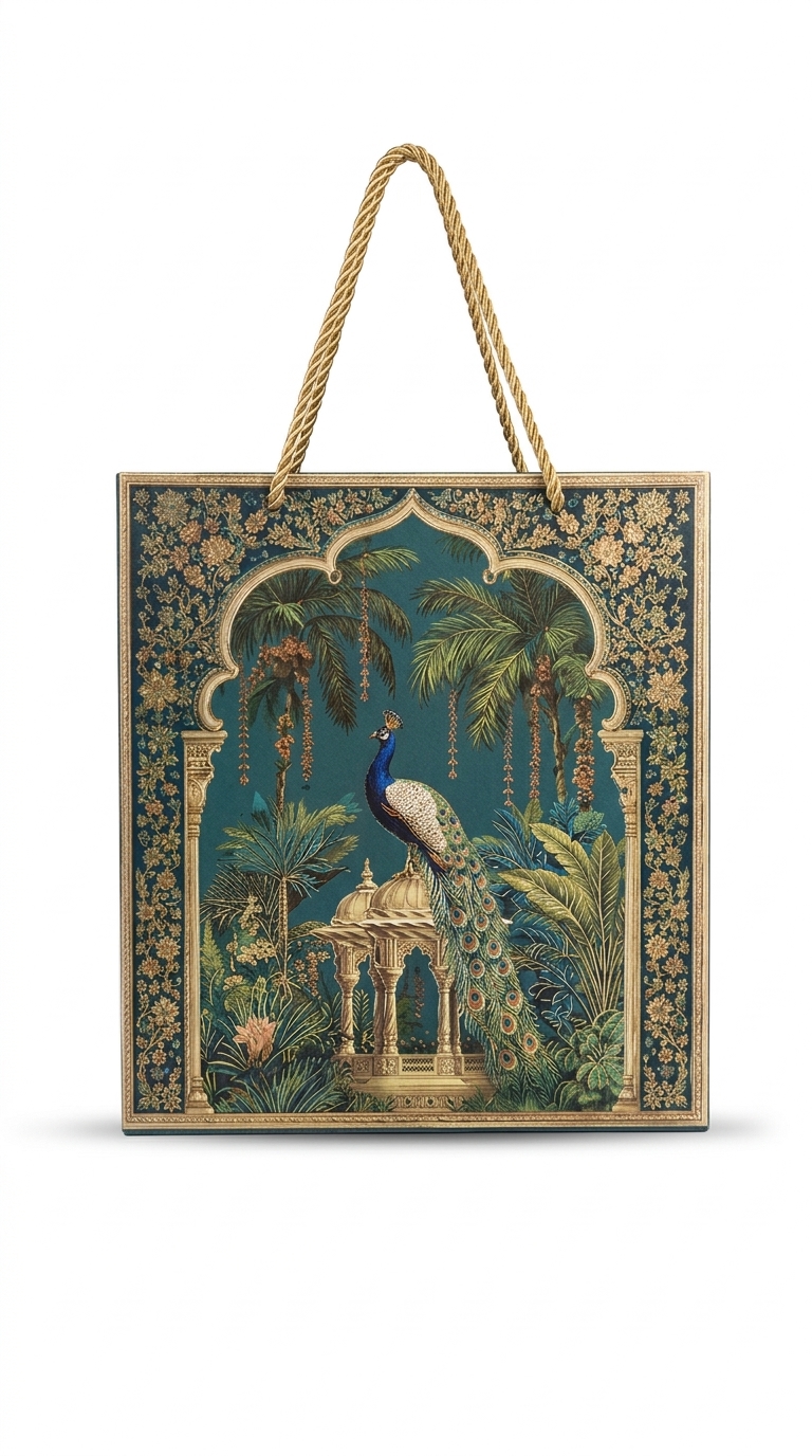 Peacock Decorative Gift Bag