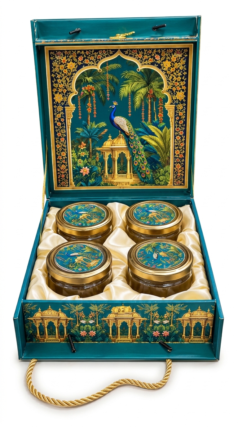 Decorative Gift Box with Jars