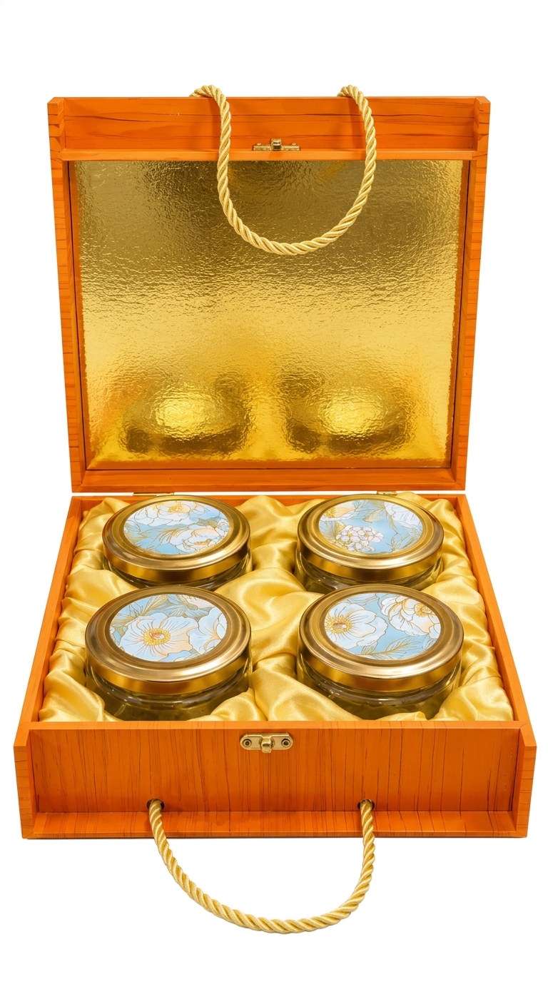 Decorative Gift Box with Jar Set