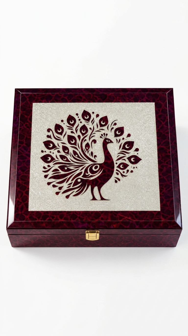 Peacock Decorative Box