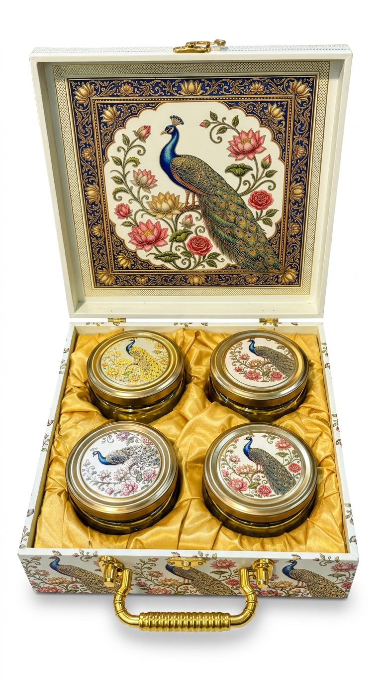 Peacock Design Container Set
