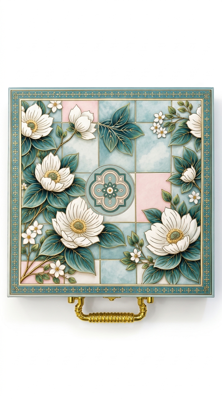 Handcrafted Floral Jewelry Box