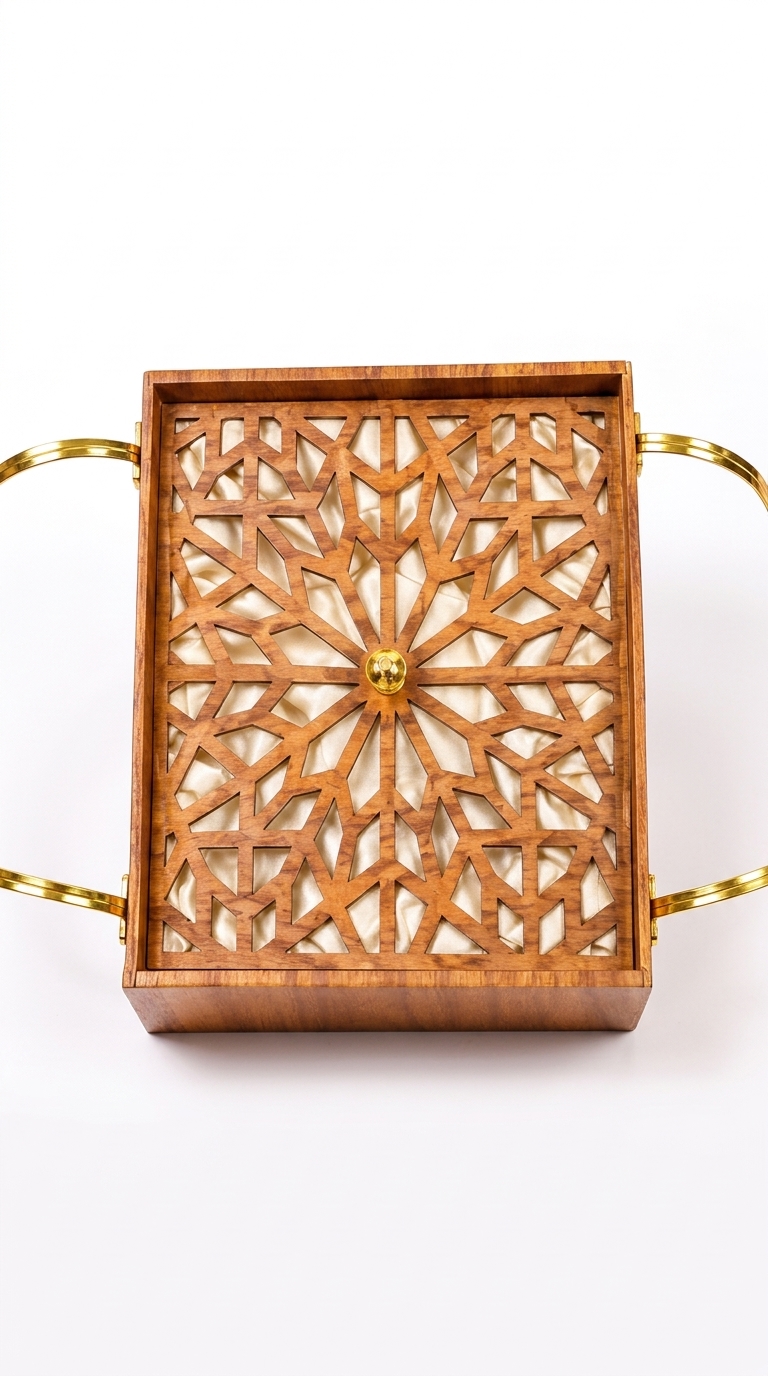 Decorative Wooden Serving Tray