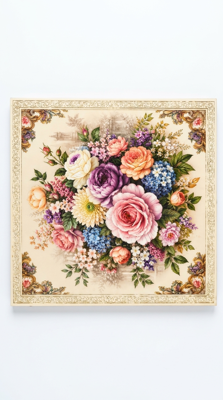 Floral Decorative Box