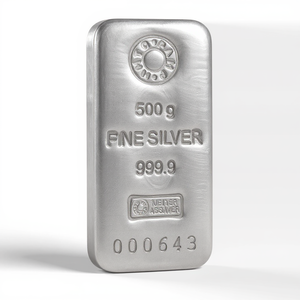 Mmtc Pamp (999.9+) Purest 500g Casted Silver Bar view 2