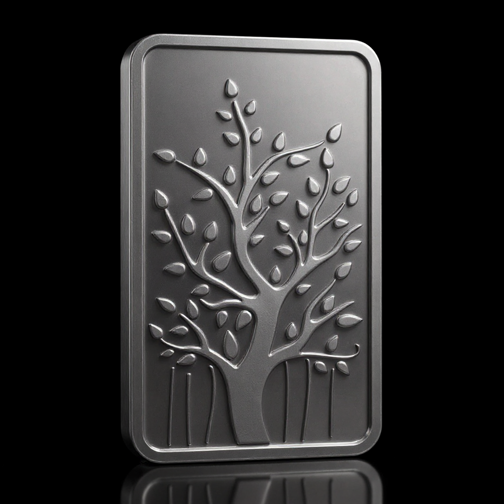 Mmtc Pamp (999.9) Purest 250gm Banyan Tree Silver Bar view 2
