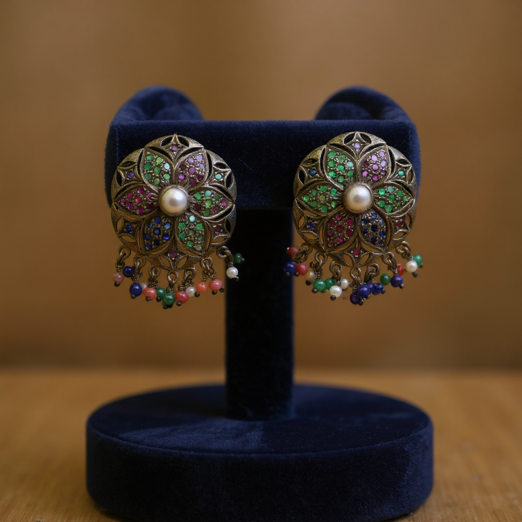 Floral Earrings view 2