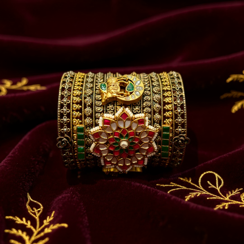 Heritage Bangle Set view 2