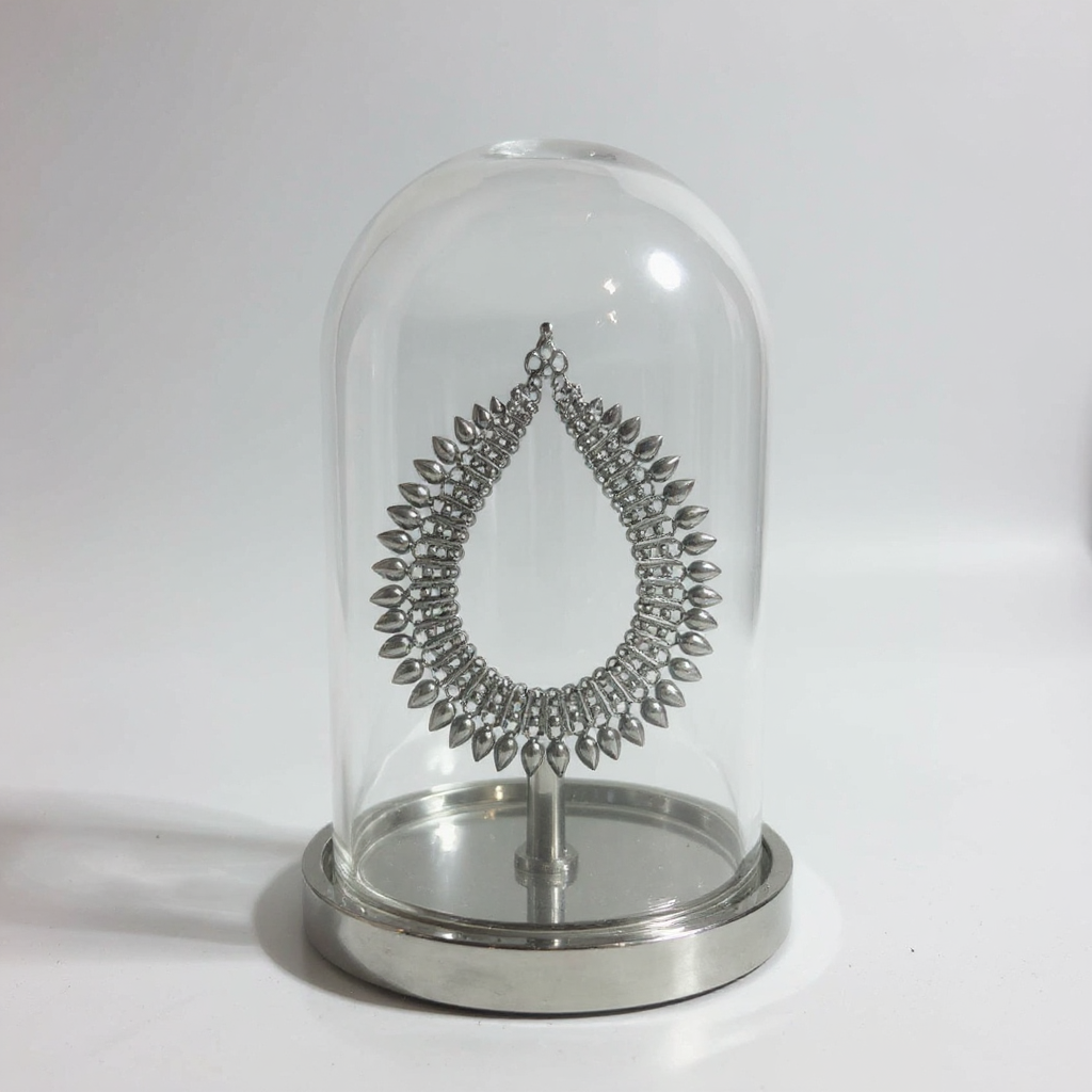 Traditional Silver Necklace (without chain) view 2