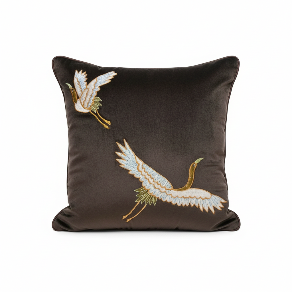 Linens Studio Velvet Embroidered Cushion Cover CC-179 view 3