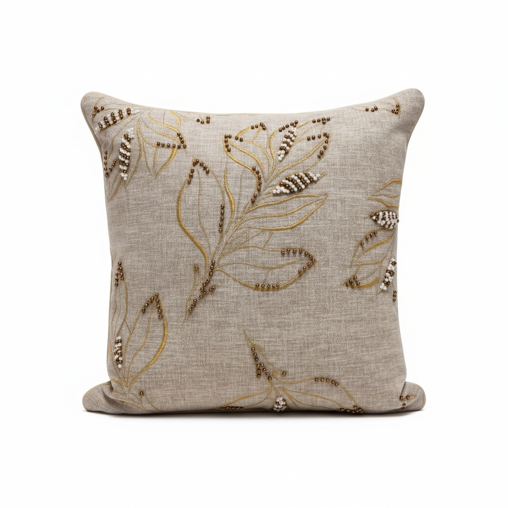 Linens Studio Cotton Embroidered Cushion Cover CC-389 view 3