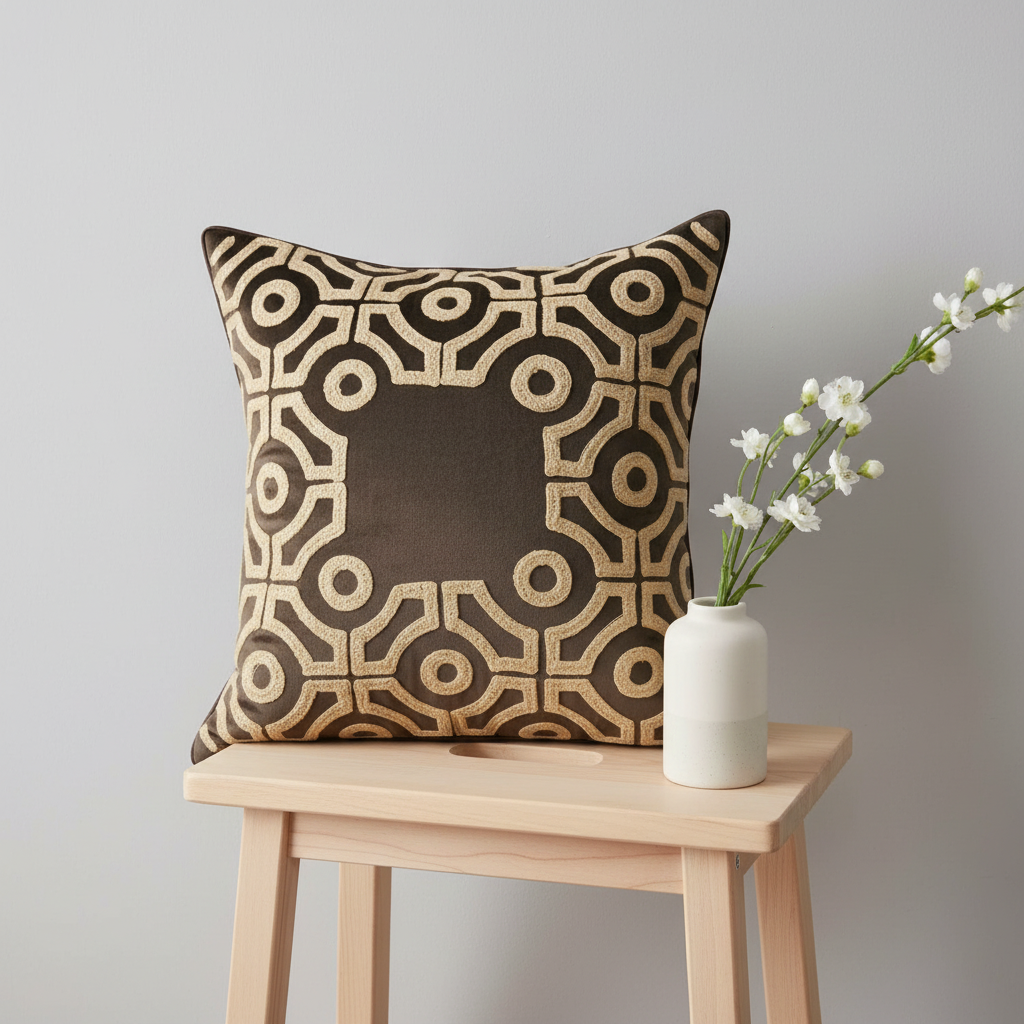 Linens Studio Geometric Cushion Cover CC-179