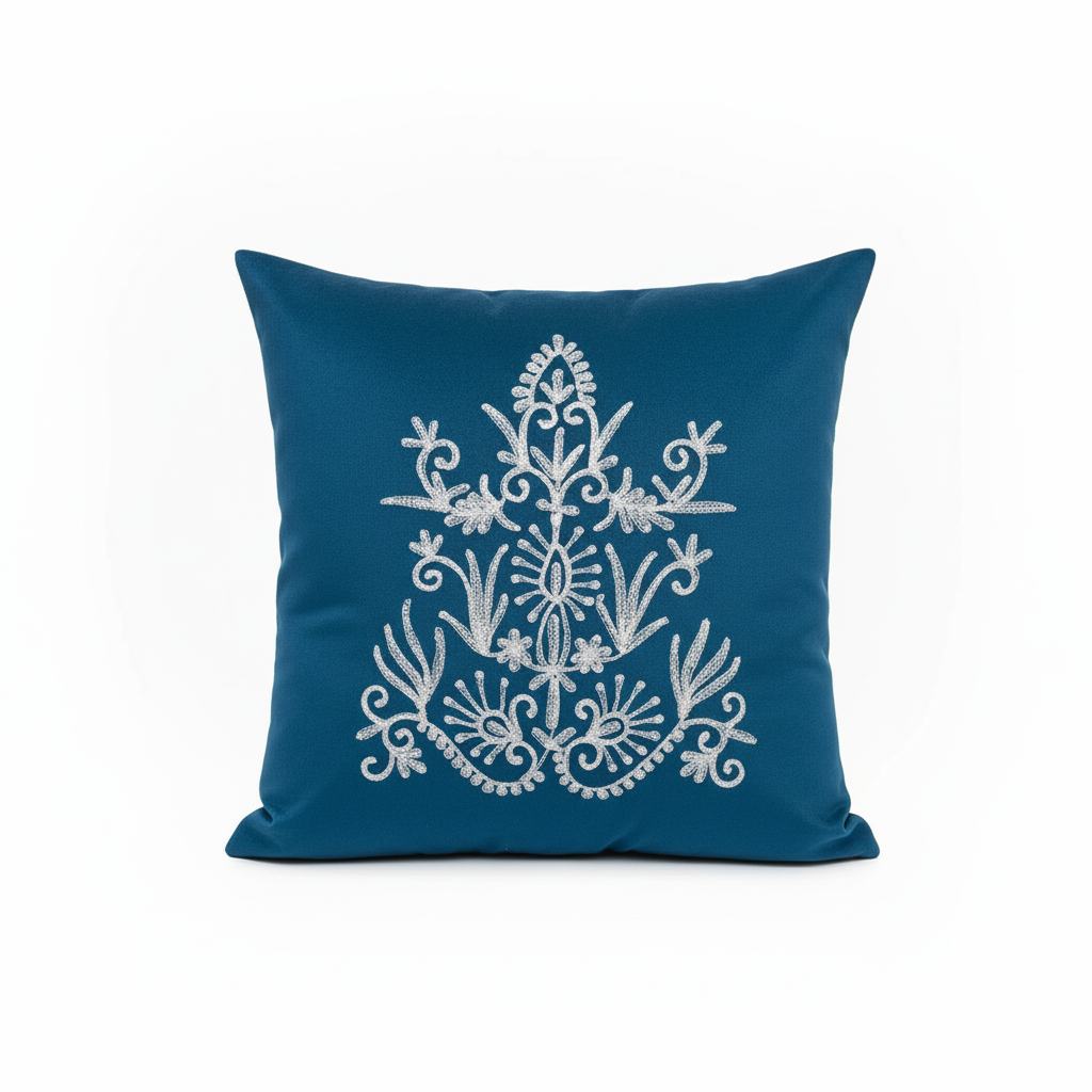Linens Studio Velvet Embroidered Cushion Cover CC-144 view 3