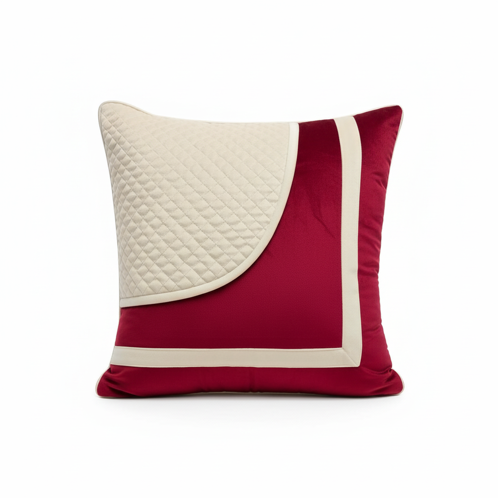 Linens Studio Quilted Velvet Cushion Cover CC-382 view 3
