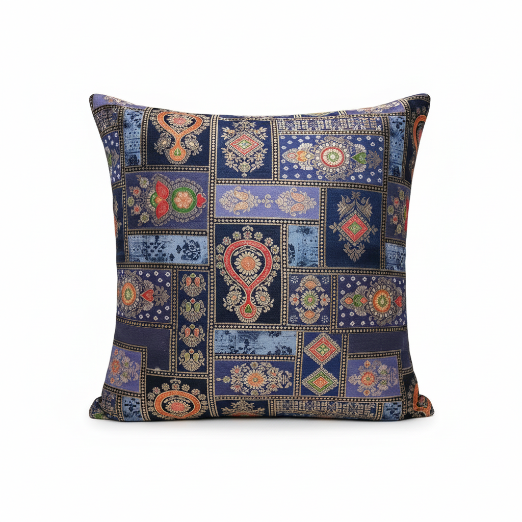 Traditional Paisley Print Cushion Cover CC-363 view 3