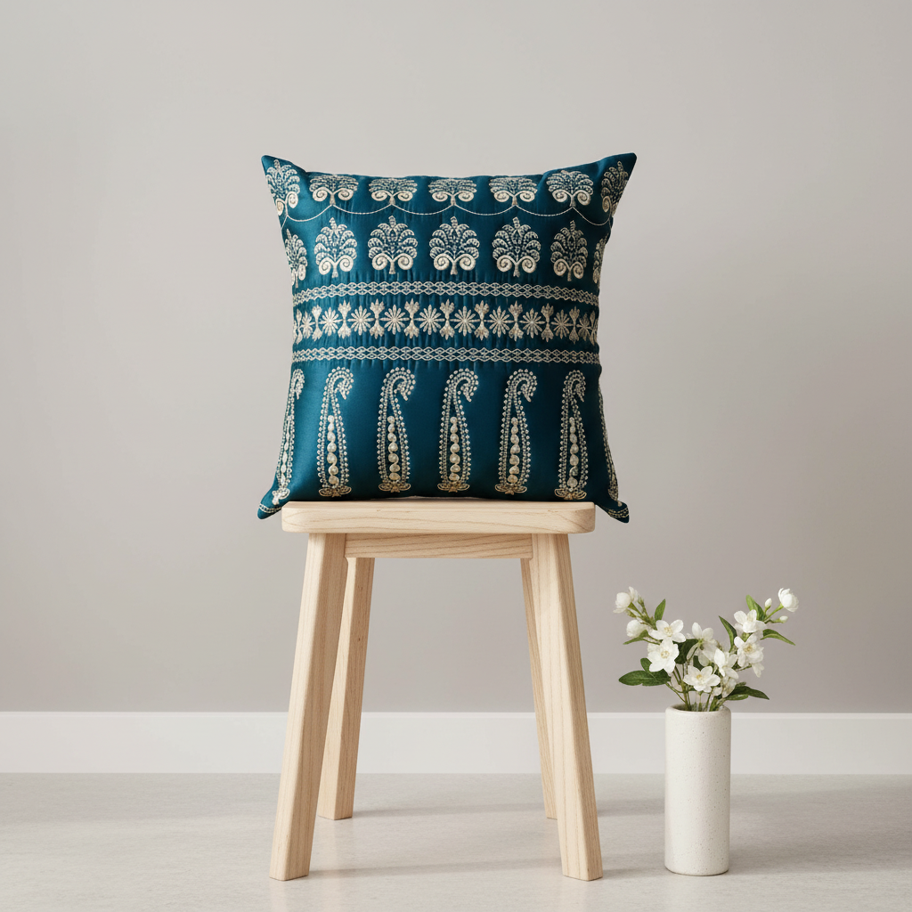 Embroidered Cushion Cover CC-372
