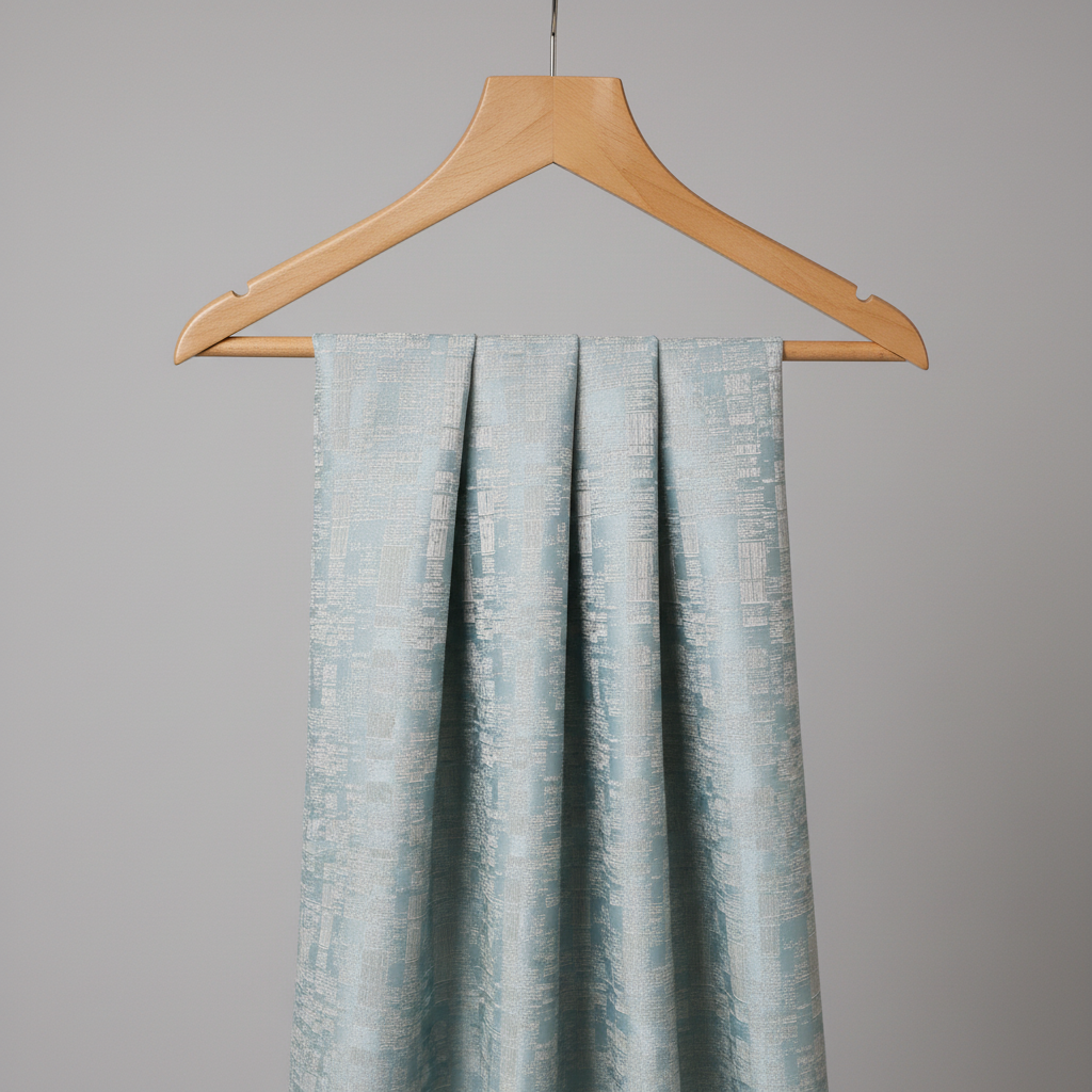 Textured Fabric Blue by Linens Studio KREMLIN 116-AQUA - 5137 view 2