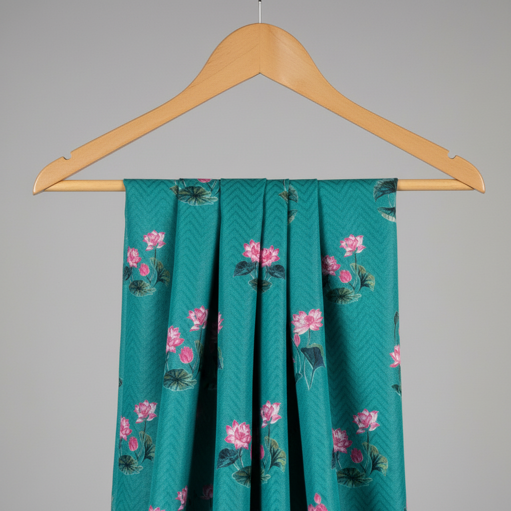 Floral Curtain Fabric - Linens Studio LS - 2414 view 3