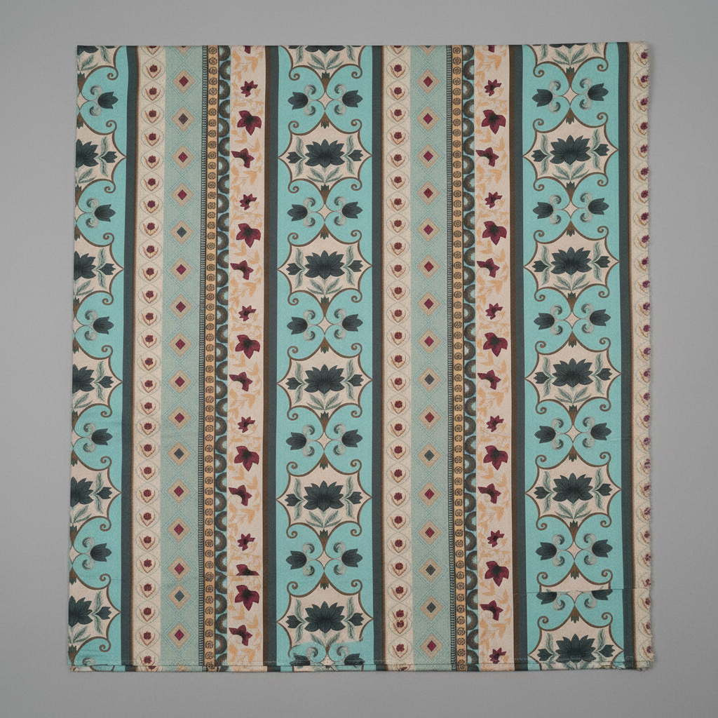 Elegant Floral Curtain Fabric LS -  2416 view 4