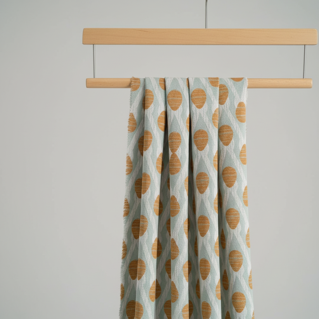 Patterned Curtain Fabric LS - 2455 view 3