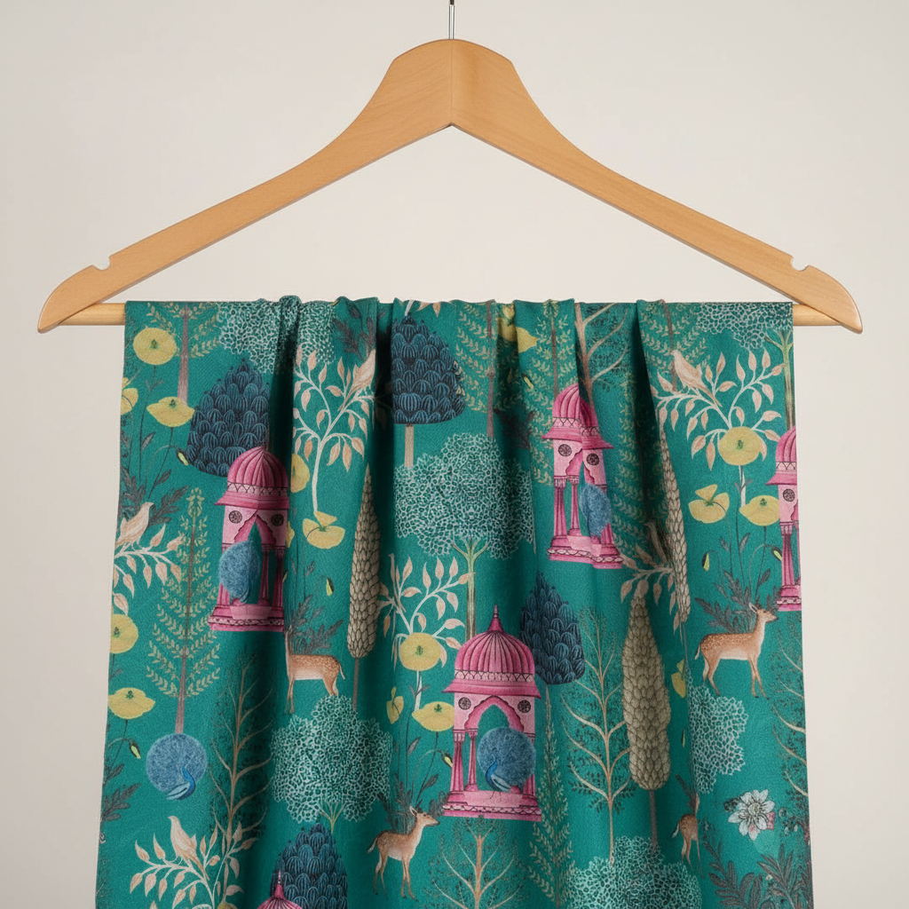 Forest Themed Fabric - Linens Studio LS - 2405 view 3