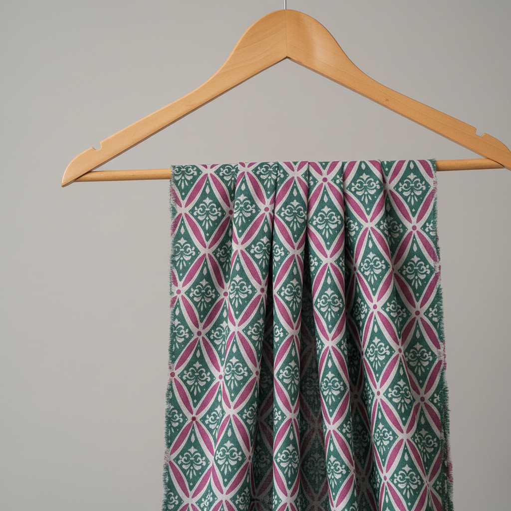Geometric Printed Fabric LS - 2418 view 3