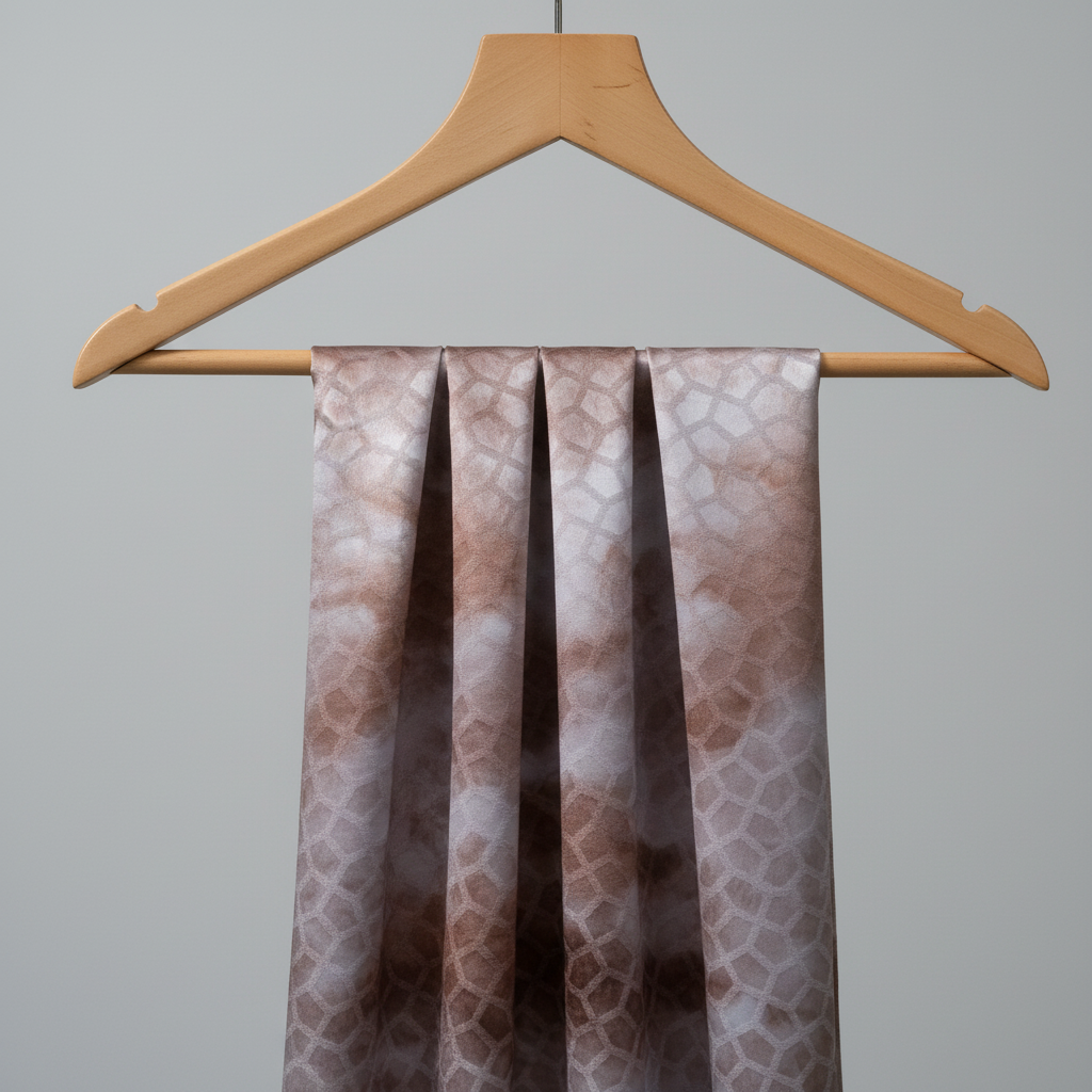 Textured Satin  Fabric view 4