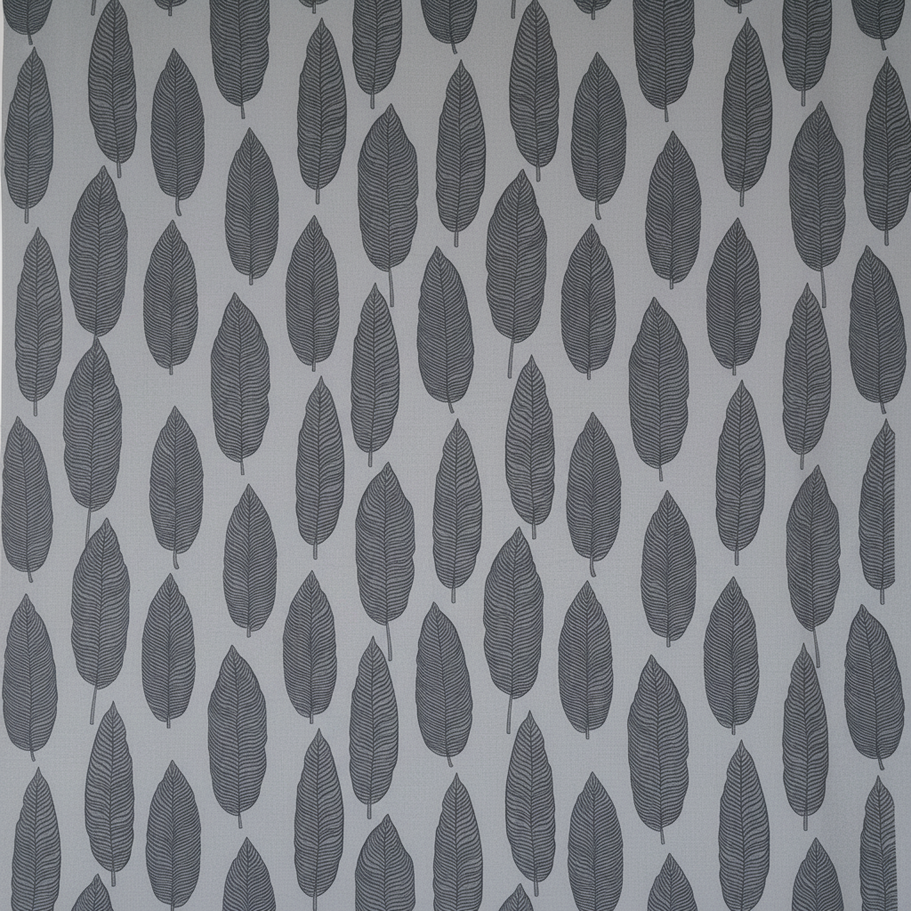Leaf Print Curtain Fabric view 3