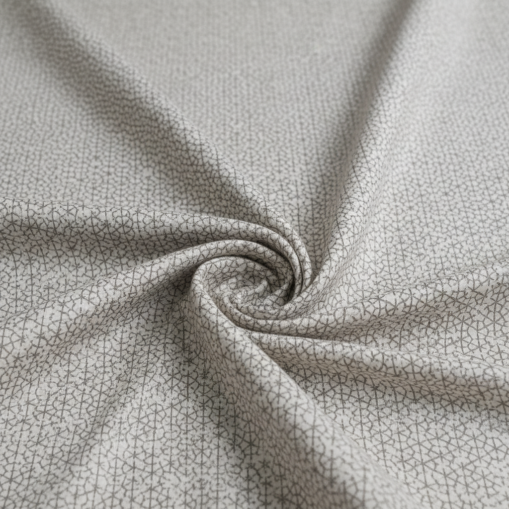 Geometric Pattern Curtain Fabric view 2