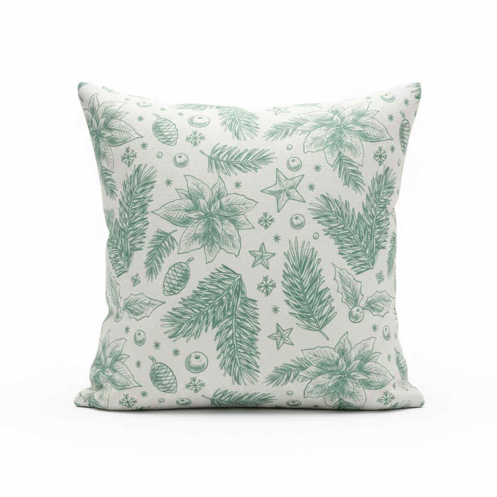 Cushion Cover - Floral Design 1 view 2
