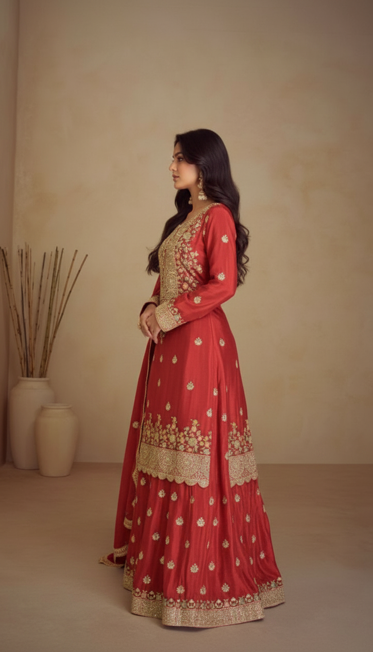 Navya Chinon Designer Salwar Suits Collection / 7489- B / SD00125 view 5